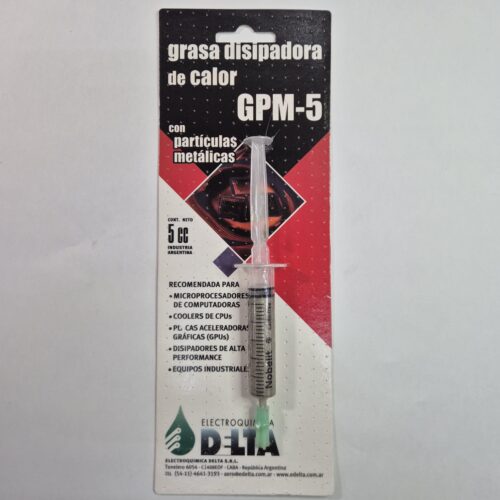 GPM5 Grasa disipadora partículas metálicas