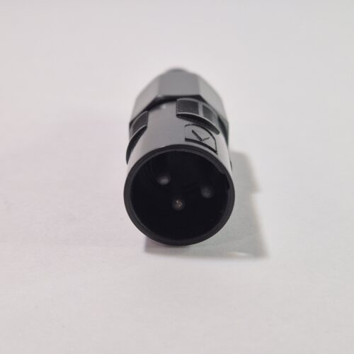 Ficha cannon plástica macho 3 contactos