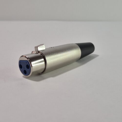 Ficha cannon hembra metálica 3 contactos Ficha cannon hembra metálica 3 contactos