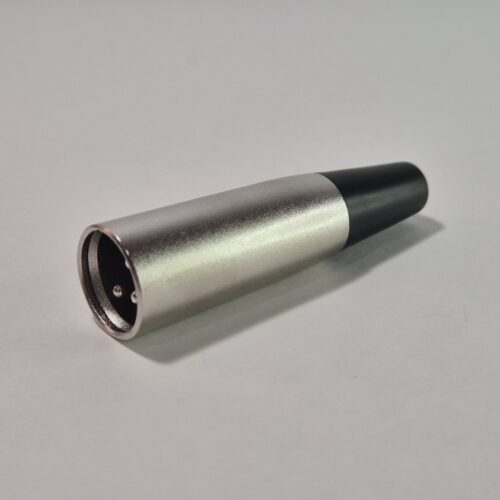 Ficha cannon metálica macho 3 contactos Ficha cannon metálica macho 3 contactos