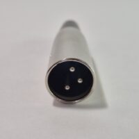 Ficha cannon metálica macho 3 contactos