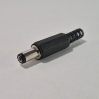 Ficha plug DC 2.1 mm corta
