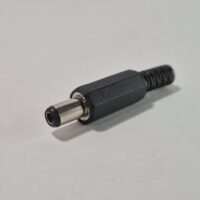 Ficha plug DC 2.5 mm corta