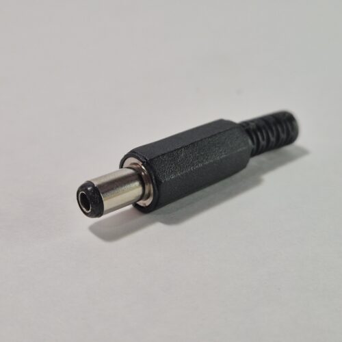 Ficha plug DC 2.5 mm corta